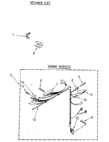 Wiring Harness parts for Kenmore Washer 110.82983120 (11082983120, 110 82983120) from AppliancePartsPros.com