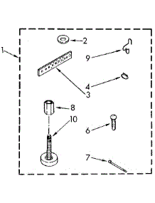 Miscellaneous parts for Kenmore Washer 110.82983120 (11082983120, 110 82983120) from AppliancePartsPros.com