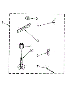 Miscellaneous parts for Kenmore Washer 110.82983300 (11082983300, 110 82983300) from AppliancePartsPros.com