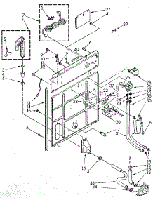 Rear Panel parts for Kenmore Washer 110.82983810 (11082983810, 110 82983810) from AppliancePartsPros.com
