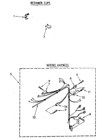 Wiring Harness parts for Kenmore Washer 110.82984100 (11082984100, 110 82984100) from AppliancePartsPros.com