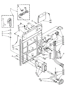 Rear Panel parts for Kenmore Washer 110.82984100 (11082984100, 110 82984100) from AppliancePartsPros.com