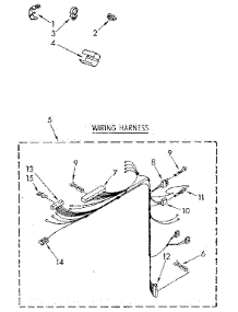 Wiring Harness Parts parts for Kenmore Washer 110.82984110 (11082984110, 110 82984110) from AppliancePartsPros.com