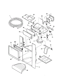 Dispenser parts for Kenmore Refrigerator 253.59683992 (25359683992, 253 59683992) from AppliancePartsPros.com
