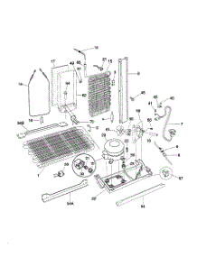 System parts for Kenmore Refrigerator 253.59687990 (25359687990, 253 59687990) from AppliancePartsPros.com
