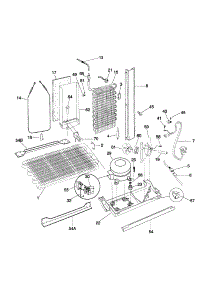 System parts for Kenmore Refrigerator 253.59689993 (25359689993, 253 59689993) from AppliancePartsPros.com