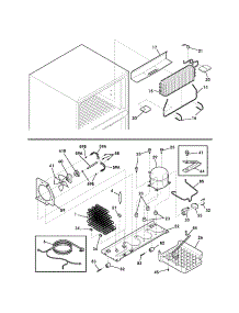 System parts for Kenmore Refrigerator 253.60534400 (25360534400, 253 60534400) from AppliancePartsPros.com