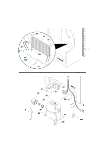 System parts for Kenmore Refrigerator 253.60721007 (25360721007, 253 60721007) from AppliancePartsPros.com