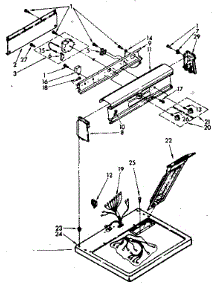 Top And Console Parts parts for Kenmore Dryer 110.86570820 (11086570820, 110 86570820) from AppliancePartsPros.com