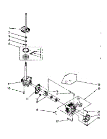 Brake, Clutch, Gearcase, Motor And Pump Parts parts for Kenmore Washer 110.81362230 (11081362230, 110 81362230) from AppliancePartsPros.com