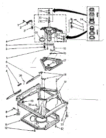 Machine Base Parts parts for Kenmore Washer 110.81362230 (11081362230, 110 81362230) from AppliancePartsPros.com