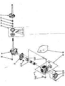 Brake, Clutch, Gearcase, Motor And Pump Parts parts for Kenmore Washer 110.81362240 (11081362240, 110 81362240) from AppliancePartsPros.com