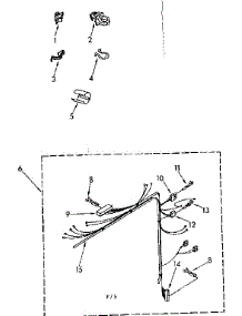 Wiring Harness parts for Kenmore Washer 110.81362250 (11081362250, 110 81362250) from AppliancePartsPros.com
