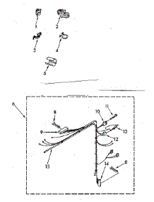 Wiring Harness Parts parts for Kenmore Washer 110.81362320 (11081362320, 110 81362320) from AppliancePartsPros.com