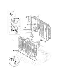 Compressor parts for Kenmore Air Conditioner 253.79071990 (25379071990, 253 79071990) from AppliancePartsPros.com