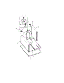Compressor parts for Kenmore Air Conditioner 253.79083990 (25379083990, 253 79083990) from AppliancePartsPros.com