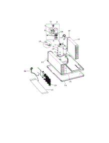 Compressor parts for Kenmore Air Conditioner 253.79087990 (25379087990, 253 79087990) from AppliancePartsPros.com
