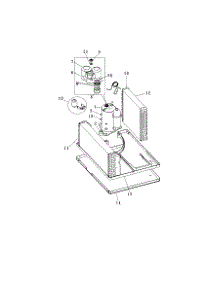 Compressor parts for Kenmore Air Conditioner 253.79104990 (25379104990, 253 79104990) from AppliancePartsPros.com