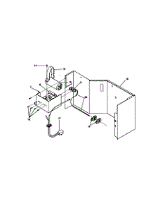 Control Panel parts for Kenmore Air Conditioner 253.79125990 (25379125990, 253 79125990) from AppliancePartsPros.com