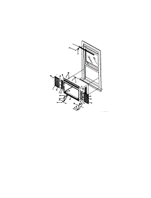 Window Mounting Kit parts for Kenmore Air Conditioner 253.79125990 (25379125990, 253 79125990) from AppliancePartsPros.com