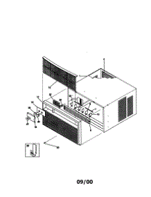 Wrapper parts for Kenmore Air Conditioner 253.79125990 (25379125990, 253 79125990) from AppliancePartsPros.com