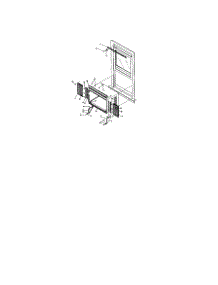 Window Mounting parts for Kenmore Air Conditioner 253.79125991 (25379125991, 253 79125991) from AppliancePartsPros.com