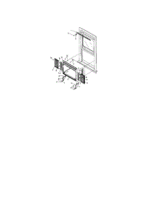 Window Mounting parts for Kenmore Air Conditioner 253.79127991 (25379127991, 253 79127991) from AppliancePartsPros.com