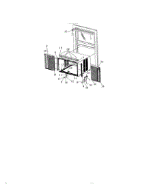 Window Mounting parts for Kenmore Air Conditioner 253.79186990 (25379186990, 253 79186990) from AppliancePartsPros.com