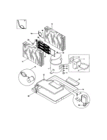 Compressor parts for Kenmore Air Conditioner 253.79187990 (25379187990, 253 79187990) from AppliancePartsPros.com