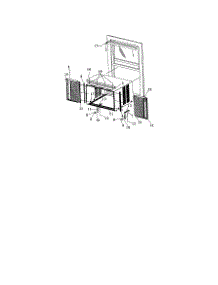Window Mounting parts for Kenmore Air Conditioner 253.79187990 (25379187990, 253 79187990) from AppliancePartsPros.com