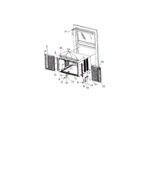 Window Mounting parts for Kenmore Air Conditioner 253.79229990 (25379229990, 253 79229990) from AppliancePartsPros.com