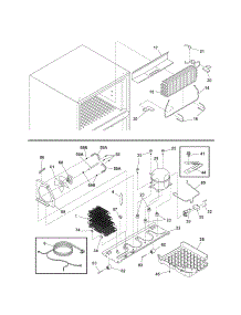 System parts for Kenmore Refrigerator 253.79242700 (25379242700, 253 79242700) from AppliancePartsPros.com