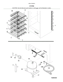 System parts for Kenmore Freestanding Freezer 253.21742515 (25321742515, 253 21742515) from AppliancePartsPros.com