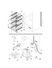 System parts for Kenmore Freezer 253.22402100 (25322402100, 253 22402100) from AppliancePartsPros.com