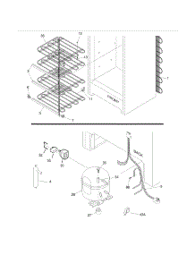 System parts for Kenmore Freezer 253.24432101 (25324432101, 253 24432101) from AppliancePartsPros.com