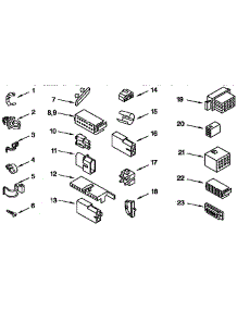 Wiring Harness parts for Kenmore Washer 110.92581110 (11092581110, 110 92581110) from AppliancePartsPros.com
