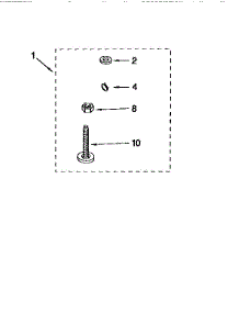 Miscellaneous parts for Kenmore Washer 110.92581120 (11092581120, 110 92581120) from AppliancePartsPros.com