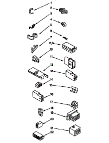 Wiring Harness Parts parts for Kenmore Washer 110.92581200 (11092581200, 110 92581200) from AppliancePartsPros.com