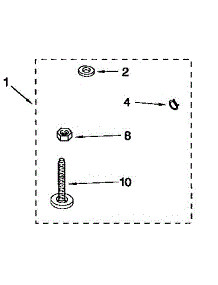 Miscellaneous parts for Kenmore Washer 110.92581210 (11092581210, 110 92581210) from AppliancePartsPros.com