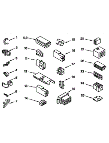 Wiring Harness parts for Kenmore Washer 110.92582110 (11092582110, 110 92582110) from AppliancePartsPros.com