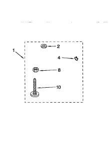 Miscellaneous parts for Kenmore Washer 110.92582210 (11092582210, 110 92582210) from AppliancePartsPros.com