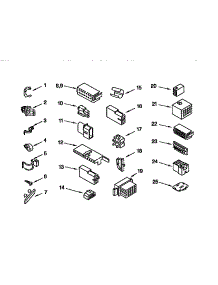 Wiring Harness parts for Kenmore Washer 110.92582410 (11092582410, 110 92582410) from AppliancePartsPros.com