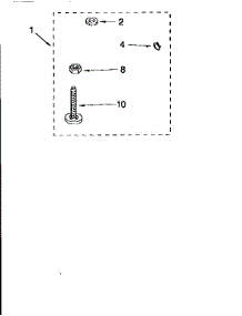 Miscellaneous parts for Kenmore Washer 110.92582420 (11092582420, 110 92582420) from AppliancePartsPros.com