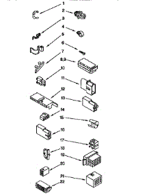 Wiring Harness parts for Kenmore Washer 110.92582800 (11092582800, 110 92582800) from AppliancePartsPros.com