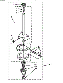 Brake And Drive Tube 388952 parts for Kenmore Washer 110.92583120 (11092583120, 110 92583120) from AppliancePartsPros.com
