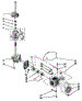 Brake, Clutch, Gearcase, Motor And Pump