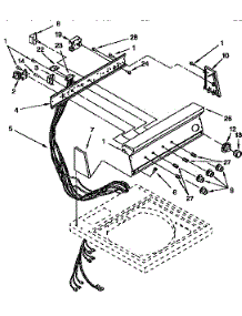 Control Panel parts for Kenmore Washer 110.92585810 (11092585810, 110 92585810) from AppliancePartsPros.com