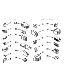 Wiring Harness parts for Kenmore Washer 110.92586200 (11092586200, 110 92586200) from AppliancePartsPros.com