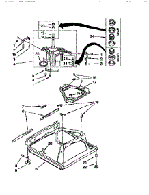 Machine Base parts for Kenmore Washer 110.92586210 (11092586210, 110 92586210) from AppliancePartsPros.com
