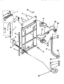Rear Panel parts for Kenmore Washer 110.92586210 (11092586210, 110 92586210) from AppliancePartsPros.com
